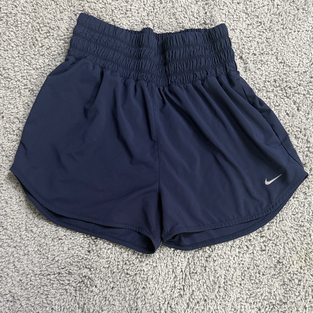 Nike Women's Dark Blue Athletic Shorts